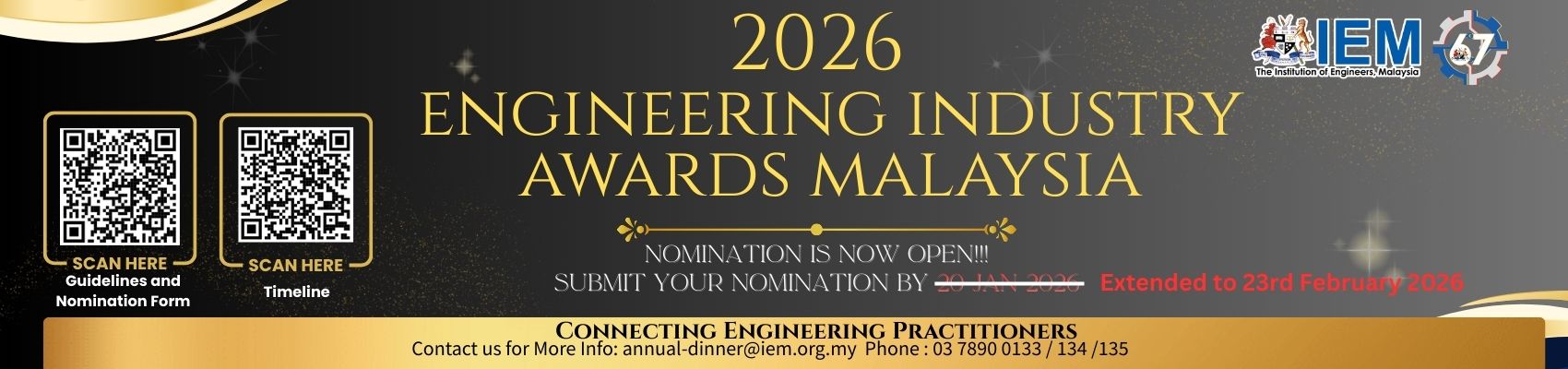 Call for Nominations 2026 Engineering Industry Award Malaysia